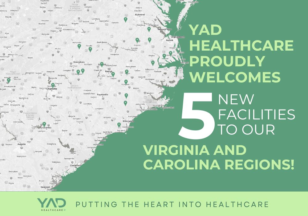 YAD Healthcare - 5 new facilities