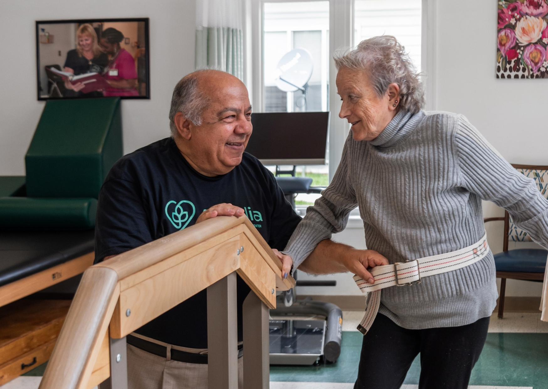 Patient and YAD therapist